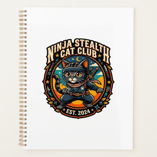 Idée cadeau pour maman de chat Ninja Stealth Cat - (Devant)