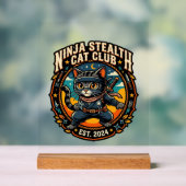 Idée cadeau pour maman de chat Ninja Stealth Cat - (Neutre)