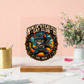 Idée cadeau pour maman de chat Ninja Stealth Cat - (Mariage)