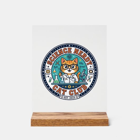 Idée cadeau pour maman de chat savante - Science N (Recto)
