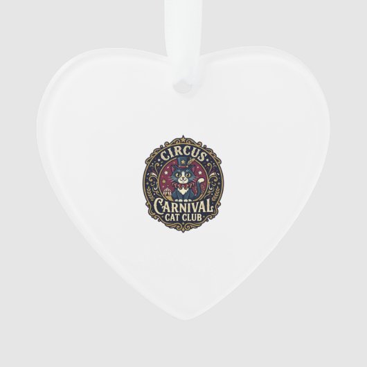 Idée cadeau pour papa de chat de carnaval de cirqu (devant)