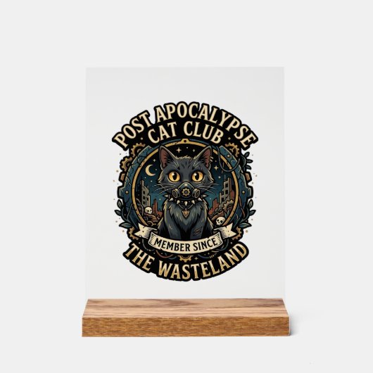 Idée cadeau pour papa de chat post apocalypse - Po (Recto)