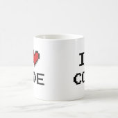 Idée cadeau pour programmeur | j'aime code tasse à (Centre)
