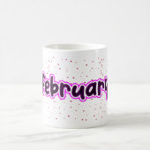 Idée Cadeau Tasse à Café Mois d'Anniversaire de Fé (Centre)