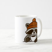 Idée cadeau tasse de café pour raton laveur (Devant droit)