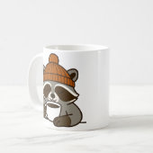 Idée cadeau tasse de café pour raton laveur (Devant gauche)