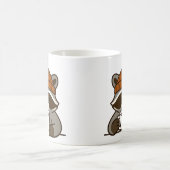 Idée cadeau tasse de café pour raton laveur (Centre)