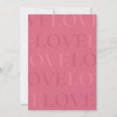Idée de carte de Saint-Valentin romantique | Citat (Dos)