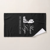 Idée de mariage sur mesure avec conception de phot (Serviette à main)