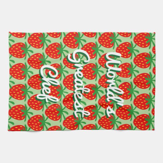 Idée faite sur commande de cadeau de serviette de (Horizontal)