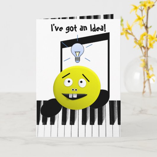 Idee Humor Get Well Kaart (Gele Bloem)