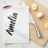 Idée mignonne de cadeau de serviette de cuisine (Quart Plié)