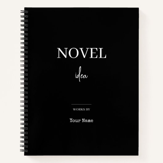 Idée originale cahier personnalisé (Devant)