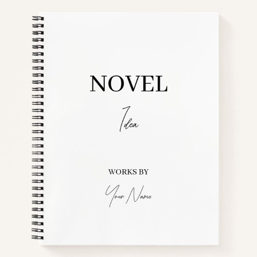 Idée originale cahier personnalisé (Devant)