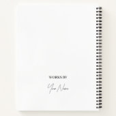 Idée originale cahier personnalisé (Dos)