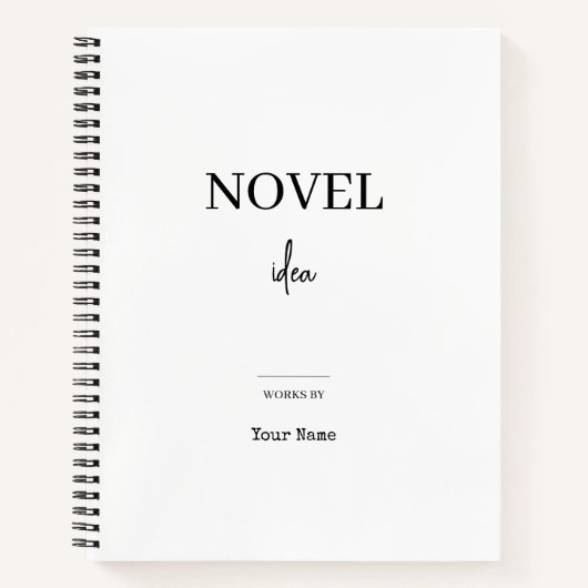 Idée originale cahier personnalisé (Devant)