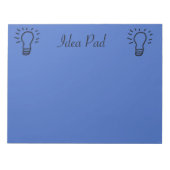 Idee Pad Blauw Notitieblok (Voorkant)