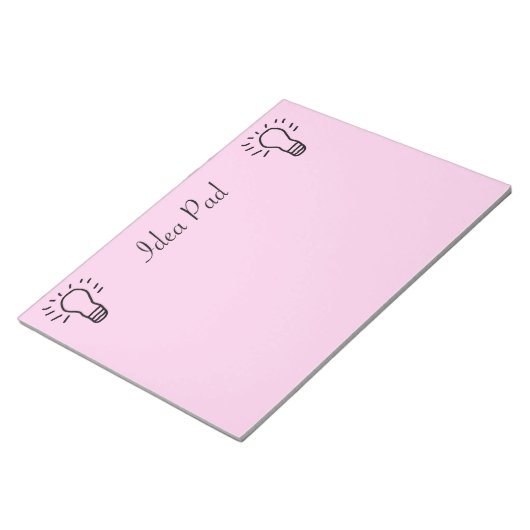 Idee Pad Roze Notitieblok (Schuin)