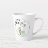Idée Père Noël secrète de Cactus Mug à l'aquarelle (Droite)