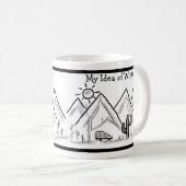 Idee van de winter koffiemok (Voorkant rechts)
