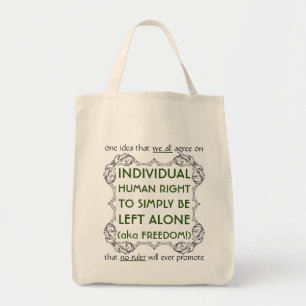 Idee van Vrijheidszak Tote Bag