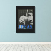 Ideeën - 1981-promo grafisch canvas afdruk (Insitu (Houten vloer))