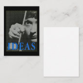 Ideeën - 1981-promo grafisch notitiekaartje (Voorkant / Achterkant)