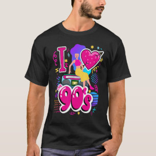 Ideeën en festival van 1990 voor vrouwen en sport t-shirt