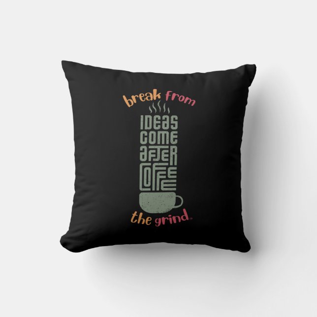 Ideeën Koffie Kussen (Voorkant)