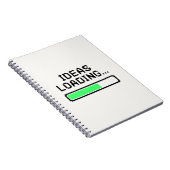 Ideeën laden... – Progress Bar Tech Design Notitieboek (Rechterzijde)