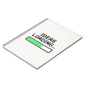 Ideeën laden... – Progress Bar Tech Design Notitieboek (Linkerzijde)