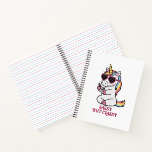 Ideeën met Attitude - Glam & Sassy Eenhoorn Notitieboek