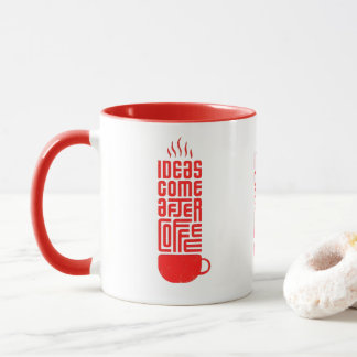 Ideeën na koffie mok
