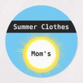 Ideeën van opslag- en thuisorganisaties labels (Design 2)