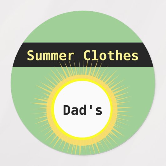 Ideeën van opslag- en thuisorganisaties labels (Design 1)