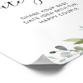 Ideeën voor groene datumnachten. Bruidsjar spel Poster (Hoek)