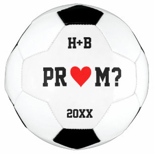 Ideeën voor Prom-aanzoek Cute Voetbal Promposal