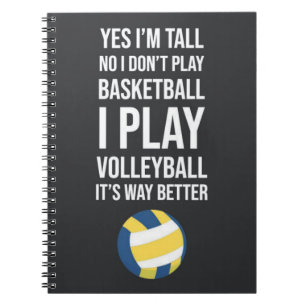 Ideeën voor volleybal team geschenken voor haar sp notitieboek