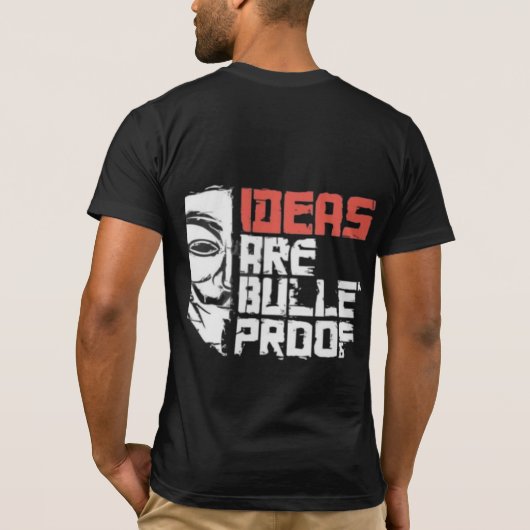 IDEEËN ZIJN BULLETPROOF T-Shirt (Achterkant)