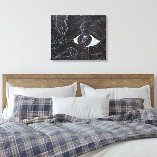 Idees Blanches et Tableaux Noirs 2 detail Canvas (Insitu (Slaapkamer))