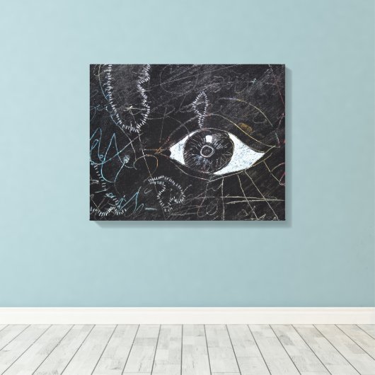 Idees Blanches et Tableaux Noirs 2 détails Toile (Insitu (Plancher de Bois))