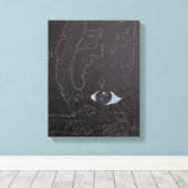 Idées blanches et tableaux noirs 2 Toile (Insitu (Plancher de Bois))