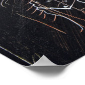 Idees Blanches et Tableaux Noirs 3 détails Poster (Coin)