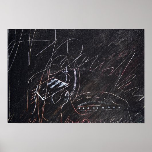 Idees Blanches et Tableaux Noirs 3 détails Poster (Devant)