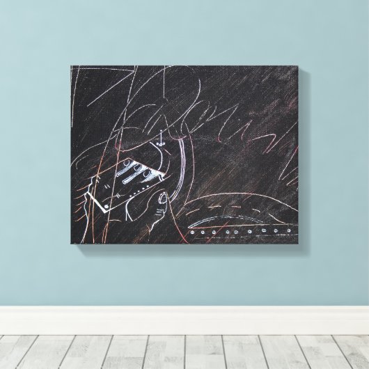 Idees Blanches et Tableaux Noirs 3 détails Toile (Insitu (Plancher de Bois))