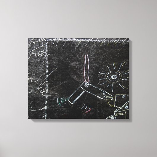 Idees Blanches & Tableaux Noirs 1 en4pieces Toile (Recto)