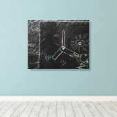 Idees Blanches & Tableaux Noirs 1 en4pieces Toile (Insitu (Plancher de Bois))