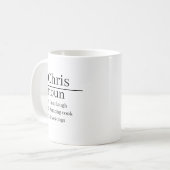 Idées de cadeaux de mug de définition de nom perso (Devant gauche)
