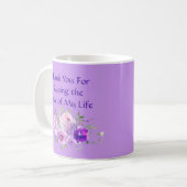 Idées de cadeaux pour belle-mère Mug à café aux ro (Devant gauche)