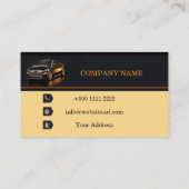 Idées de Carte de visite de lavage de voiture pers (Dos)